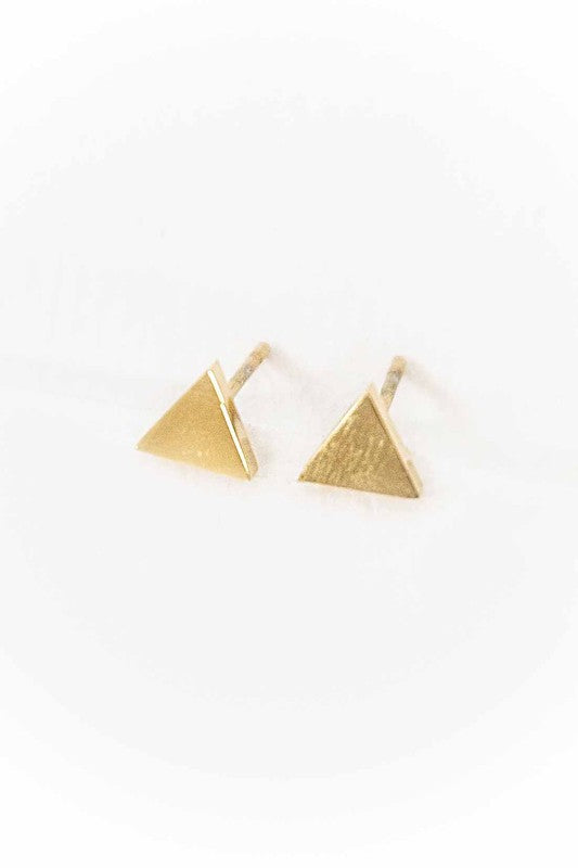 Triangle Stud Earrings