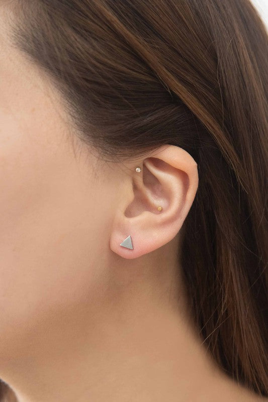 Triangle Stud Earrings