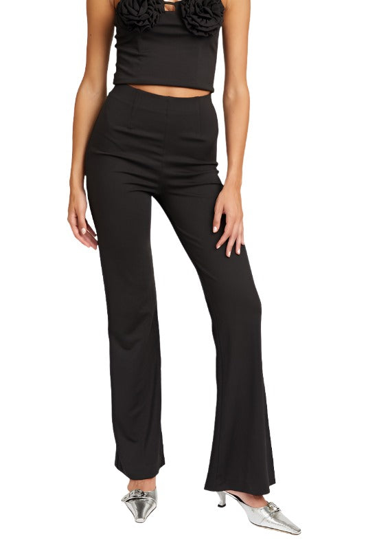 High Waist Flared Pants