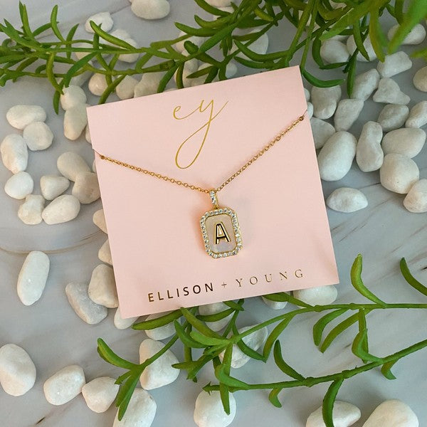 Initial Locket Necklace