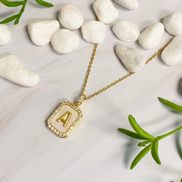 Initial Locket Necklace
