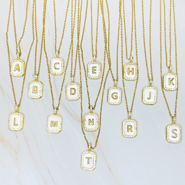 Initial Locket Necklace