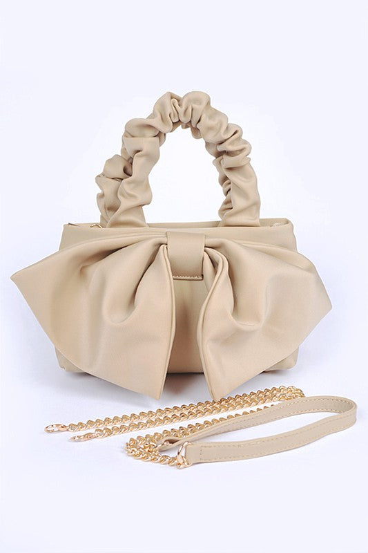 Large Bow Tie Clutch Bag