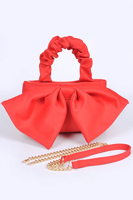 Large Bow Tie Clutch Bag