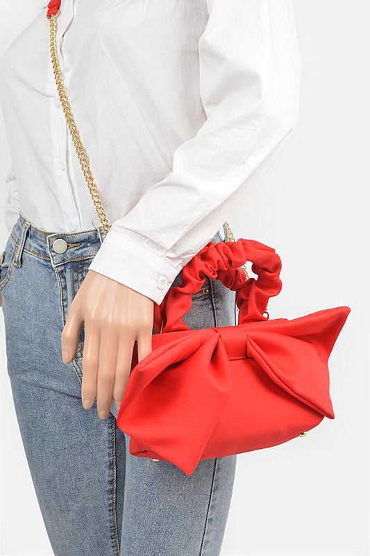 Large Bow Tie Clutch Bag