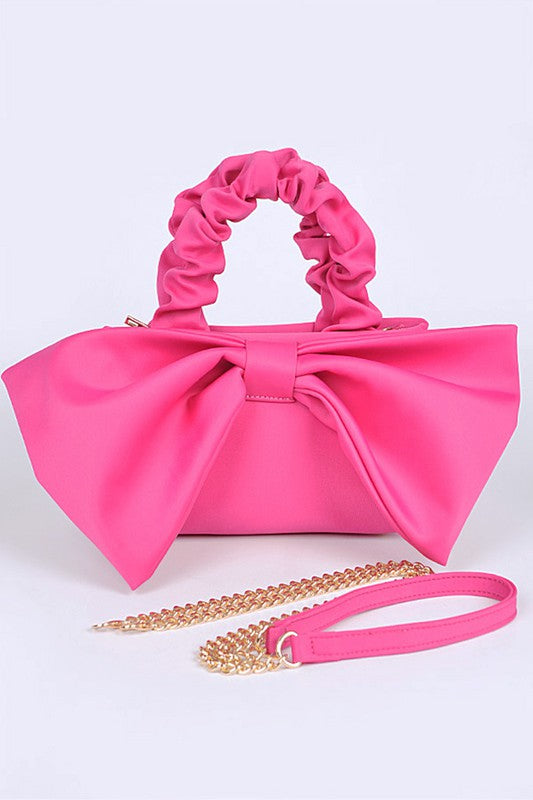 Large Bow Tie Clutch Bag