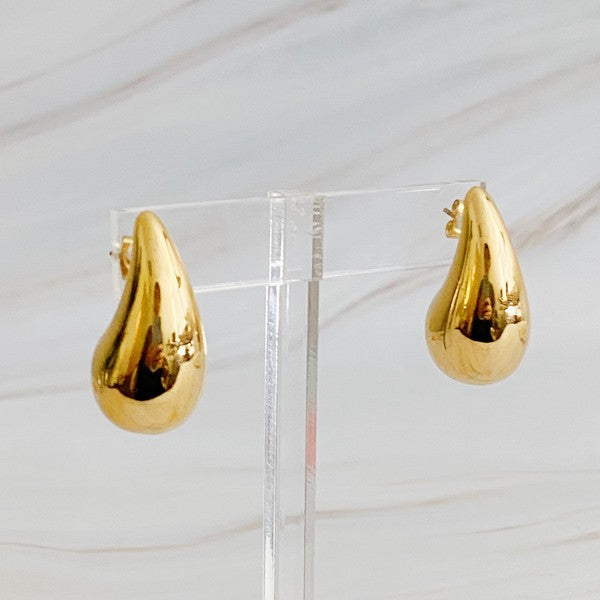 Teardrop Stud Earrings