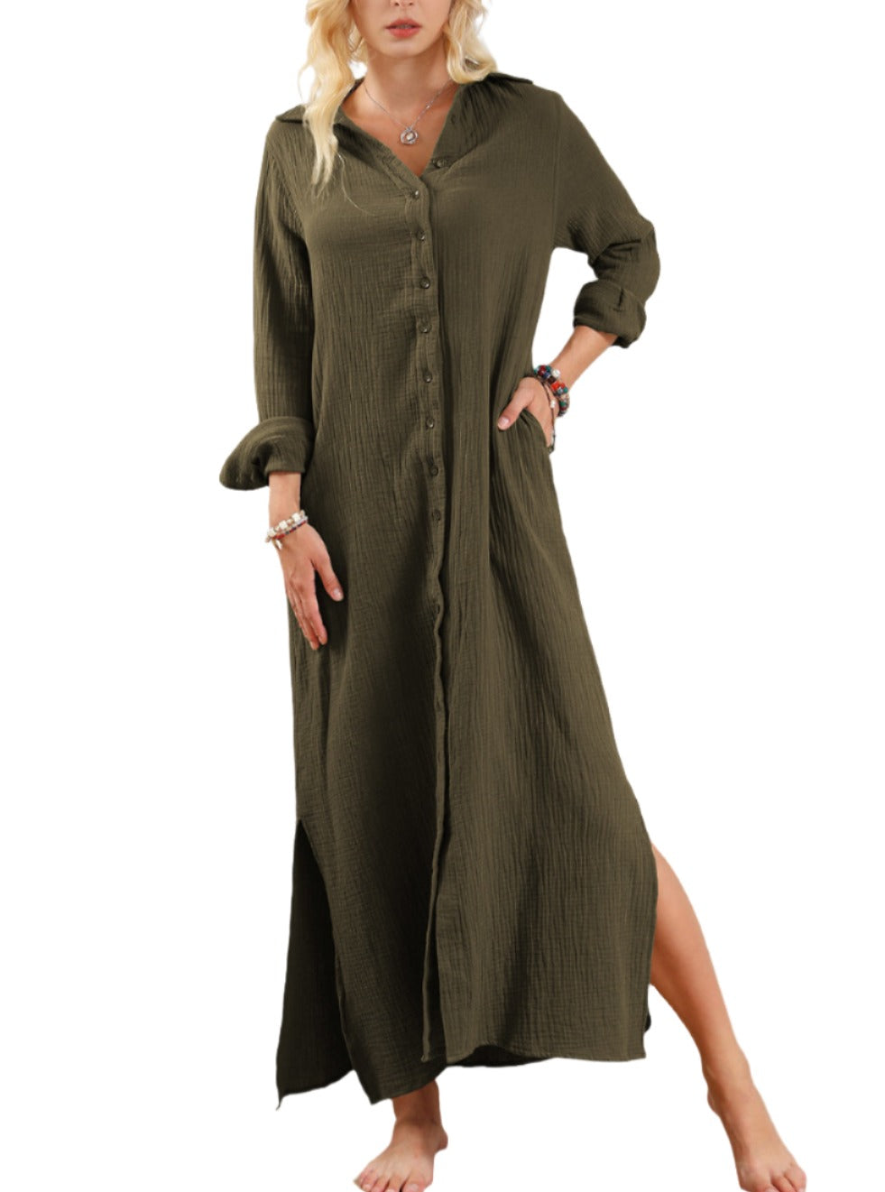 Jolie Button Up Dress