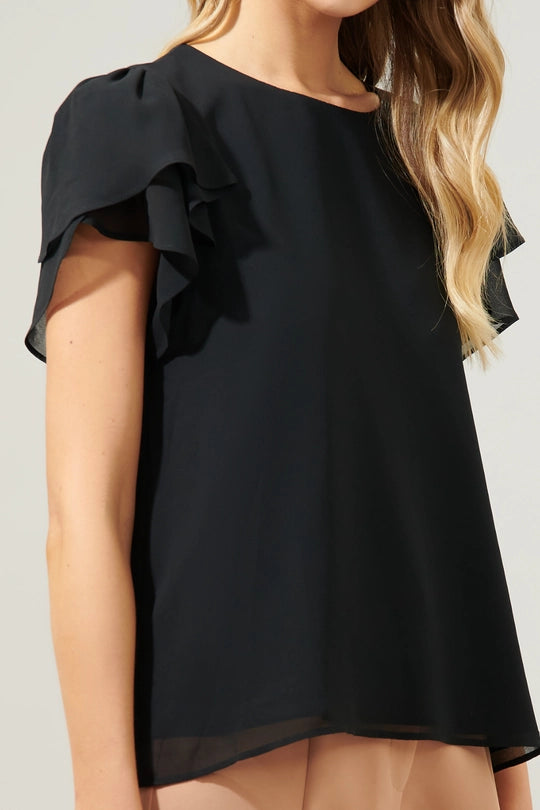 Deja Chiffon Blouse