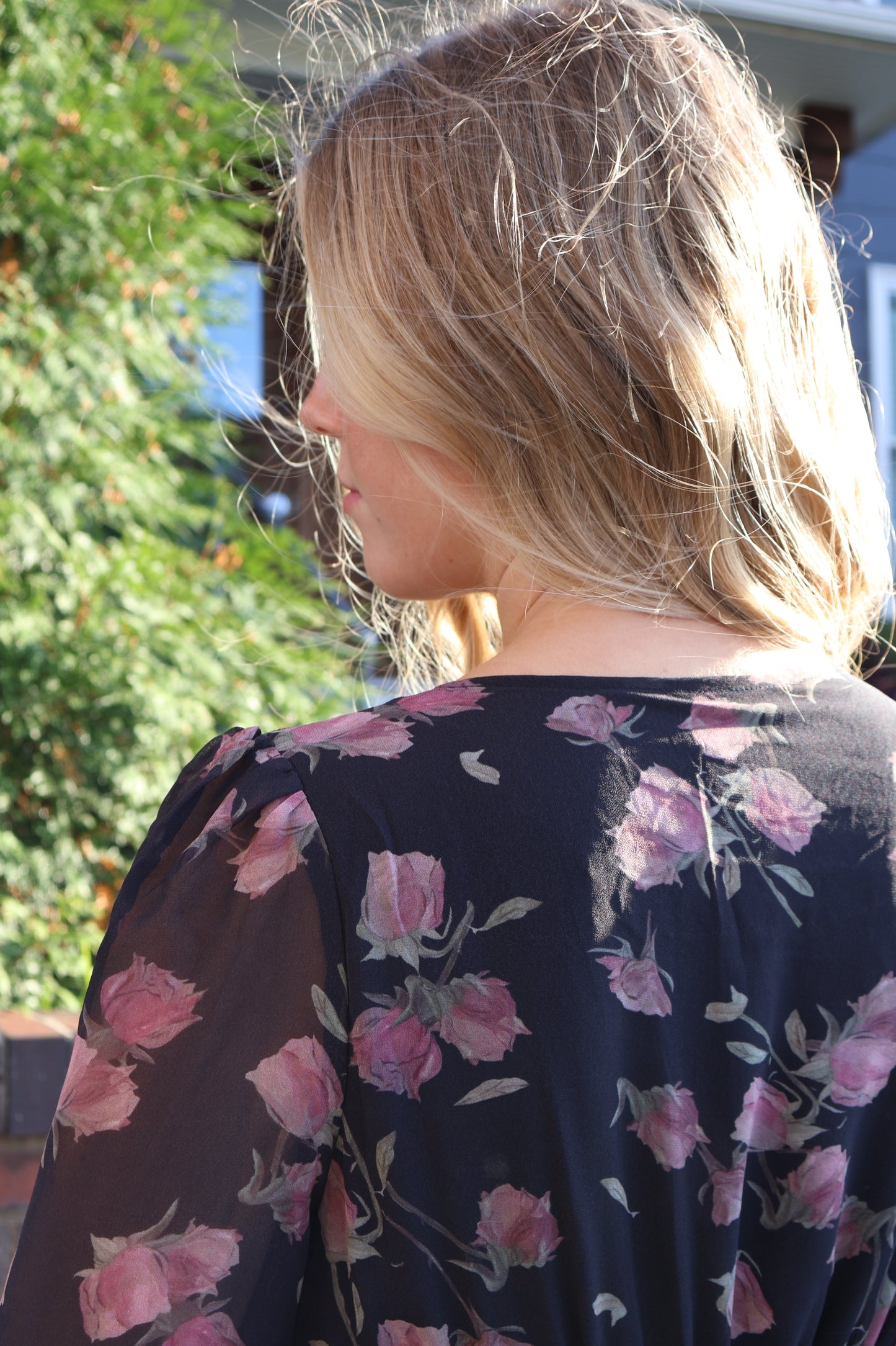 Tiered Floral Maxi Dress