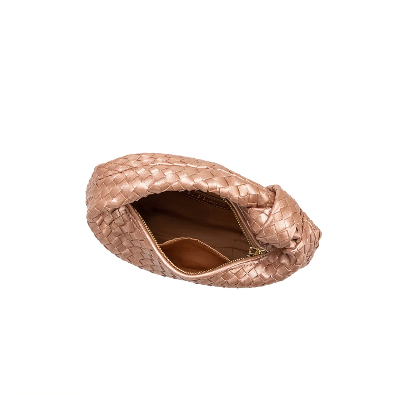 Larissa Mini Rose Gold Recycled Vegan Top Handle Bag