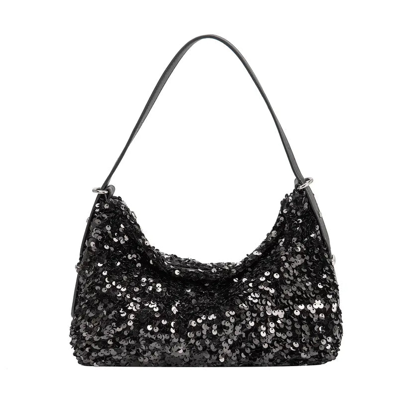 Yara Small Sequin Shoulder Bag
