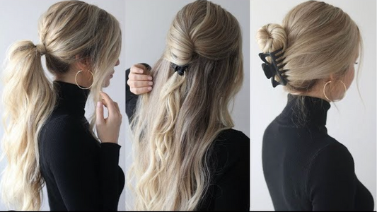 5 Claw Clip Hairstyles That Take You From Day to Night