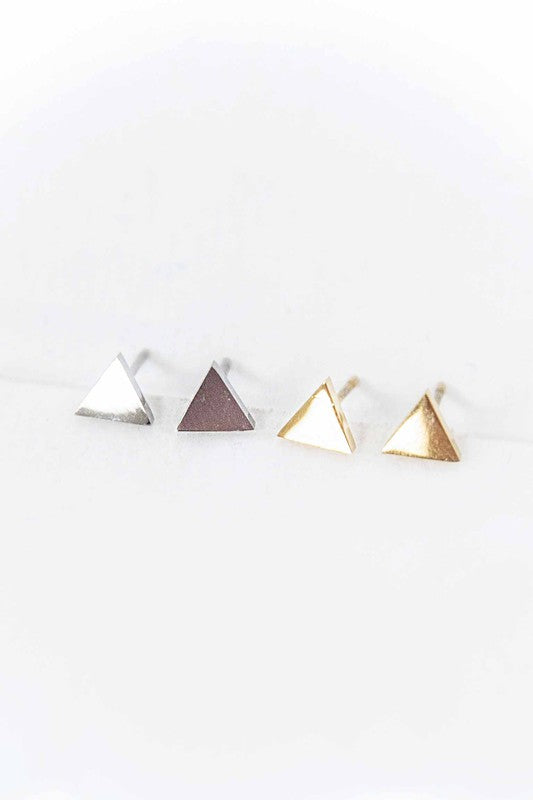 Triangle Stud Earrings