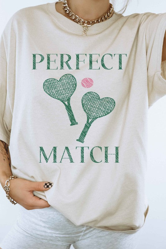 Perfect Match Tennis Pickle Graphic Tee