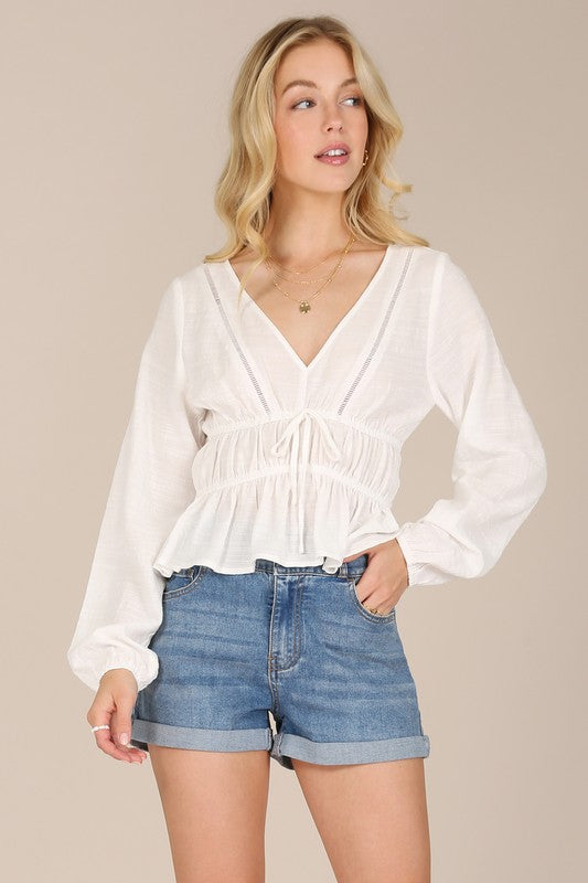 Ophelia Sheer Lace Top