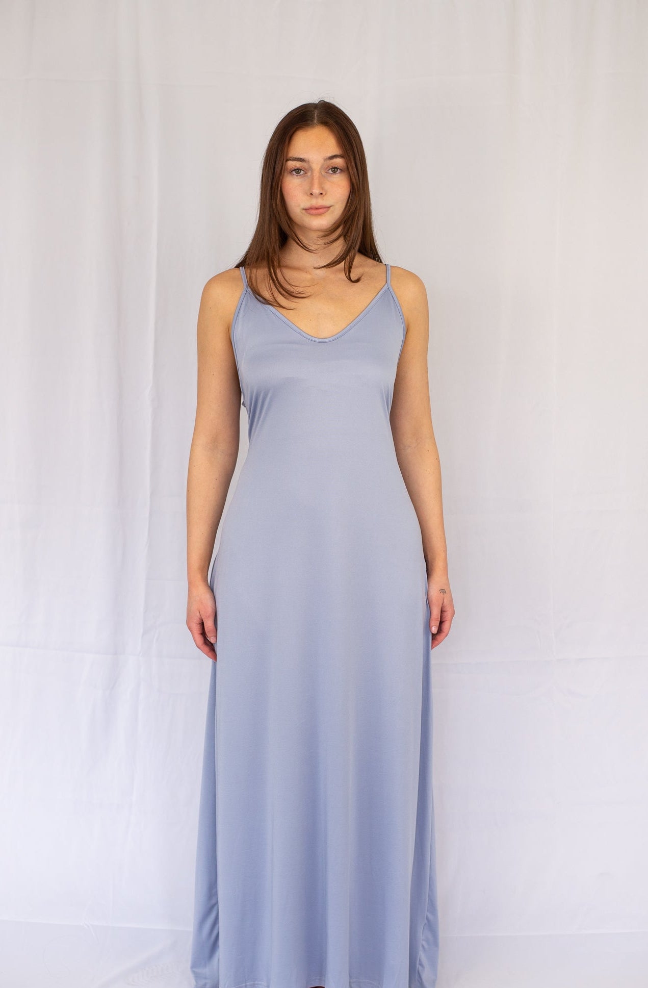 Sleeveless Maxi Dress with Pockets