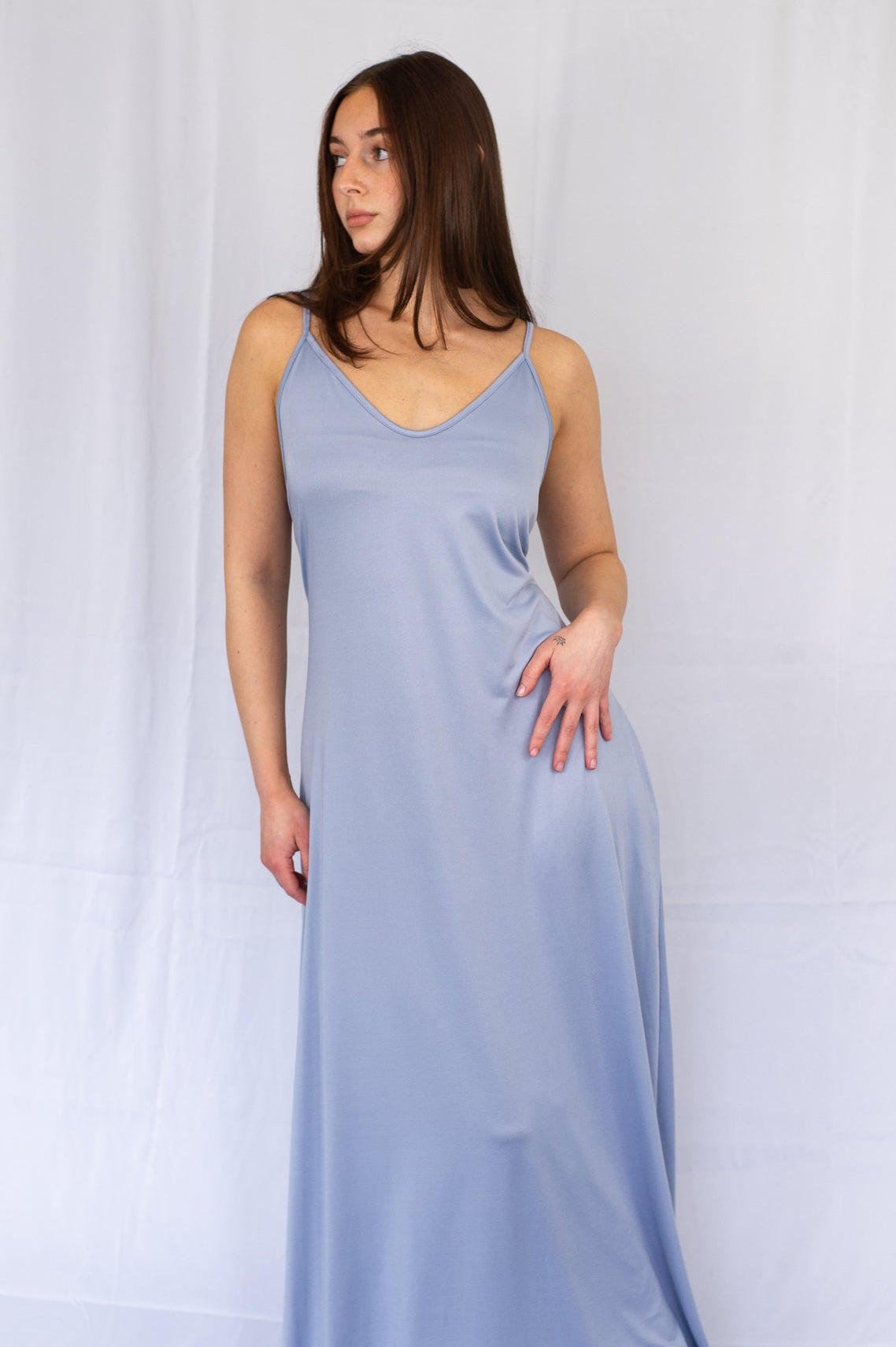 Sleeveless Maxi Dress with Pockets