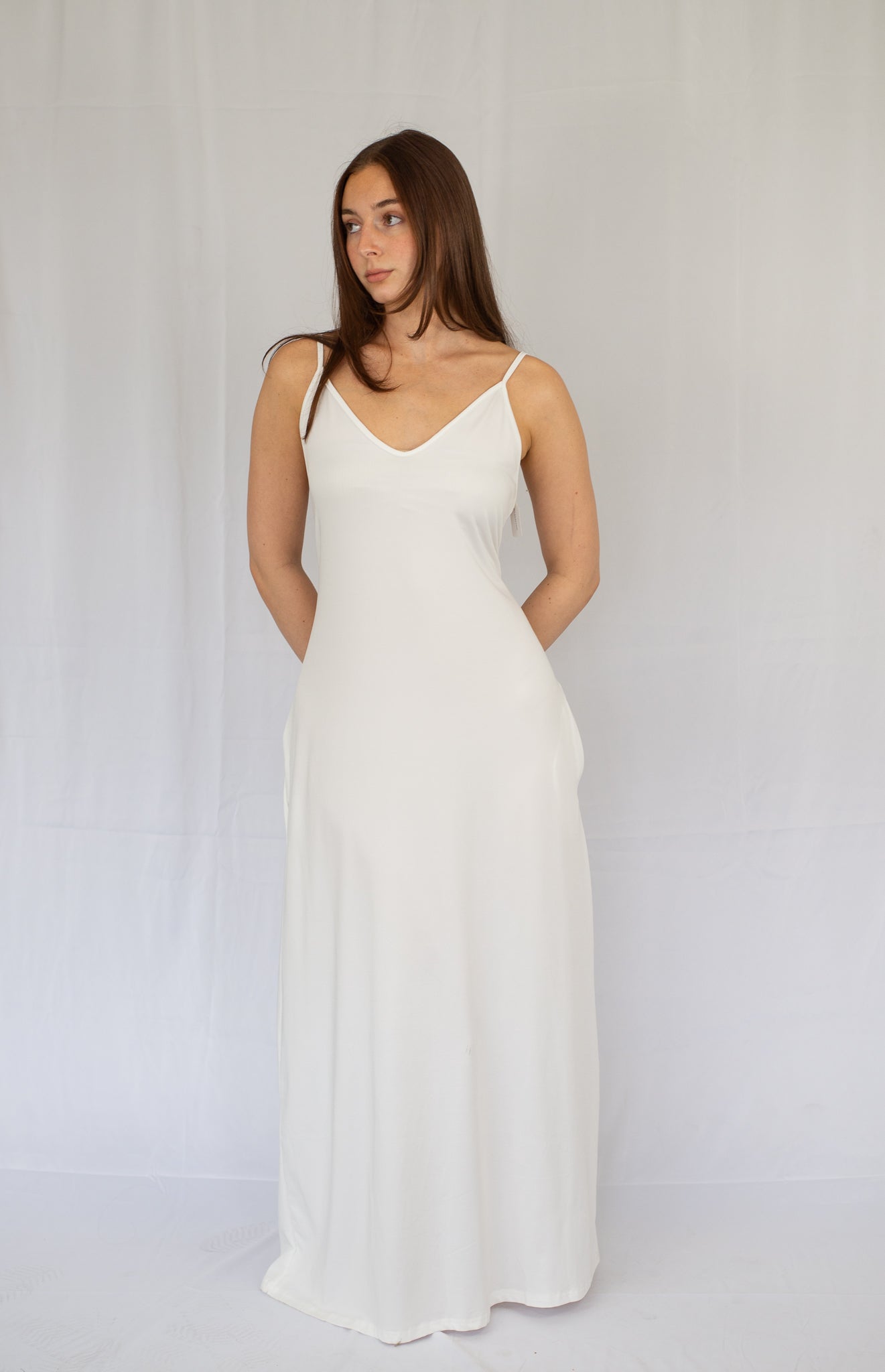 Sleeveless Maxi Dress with Pockets